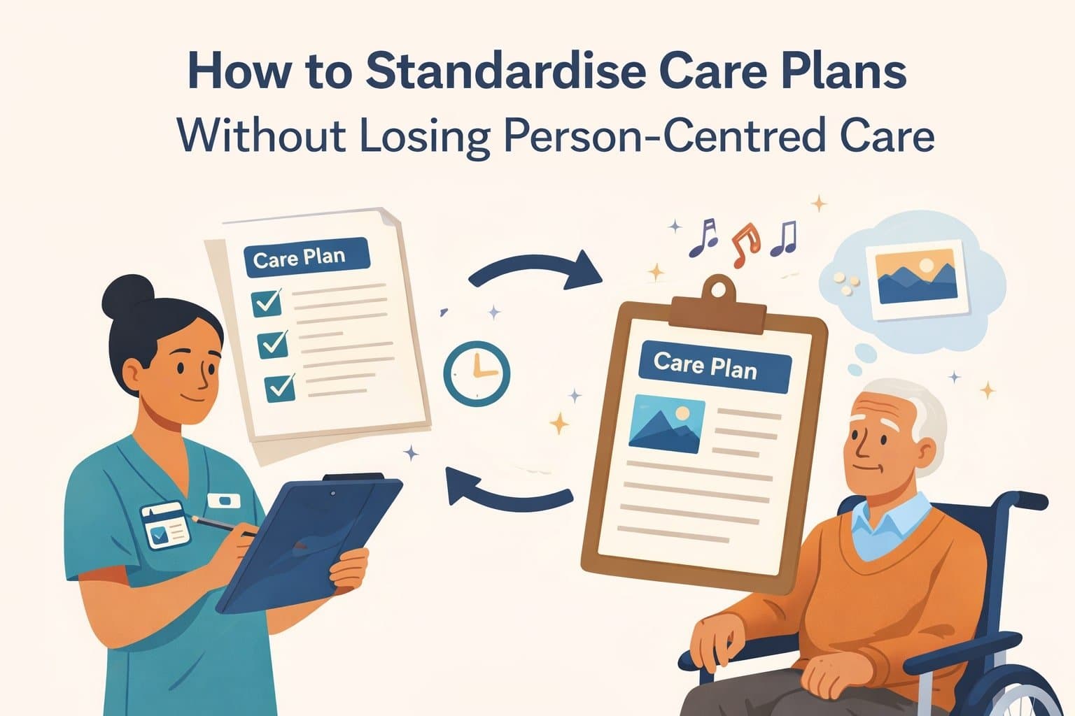 How to Standardise Care Plans Without Losing Person-Centred Care